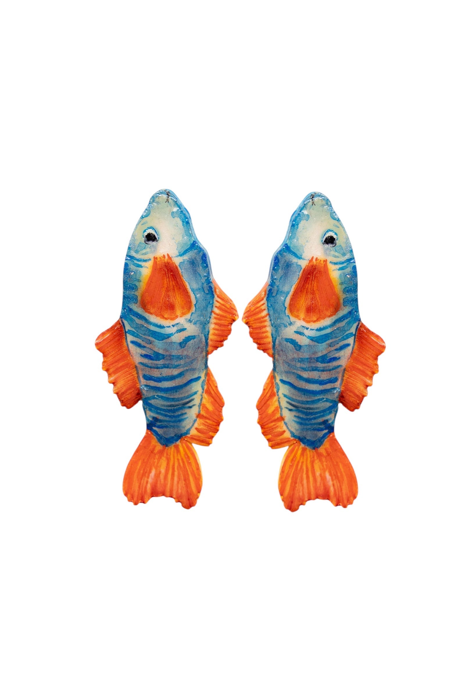 VOLIN - Watercolor Style Fish Earrings - S/S '26