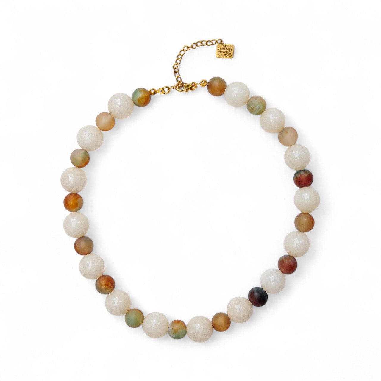 No.27 - Agate Stone Necklace - A/W 25-26 Silent Reverie