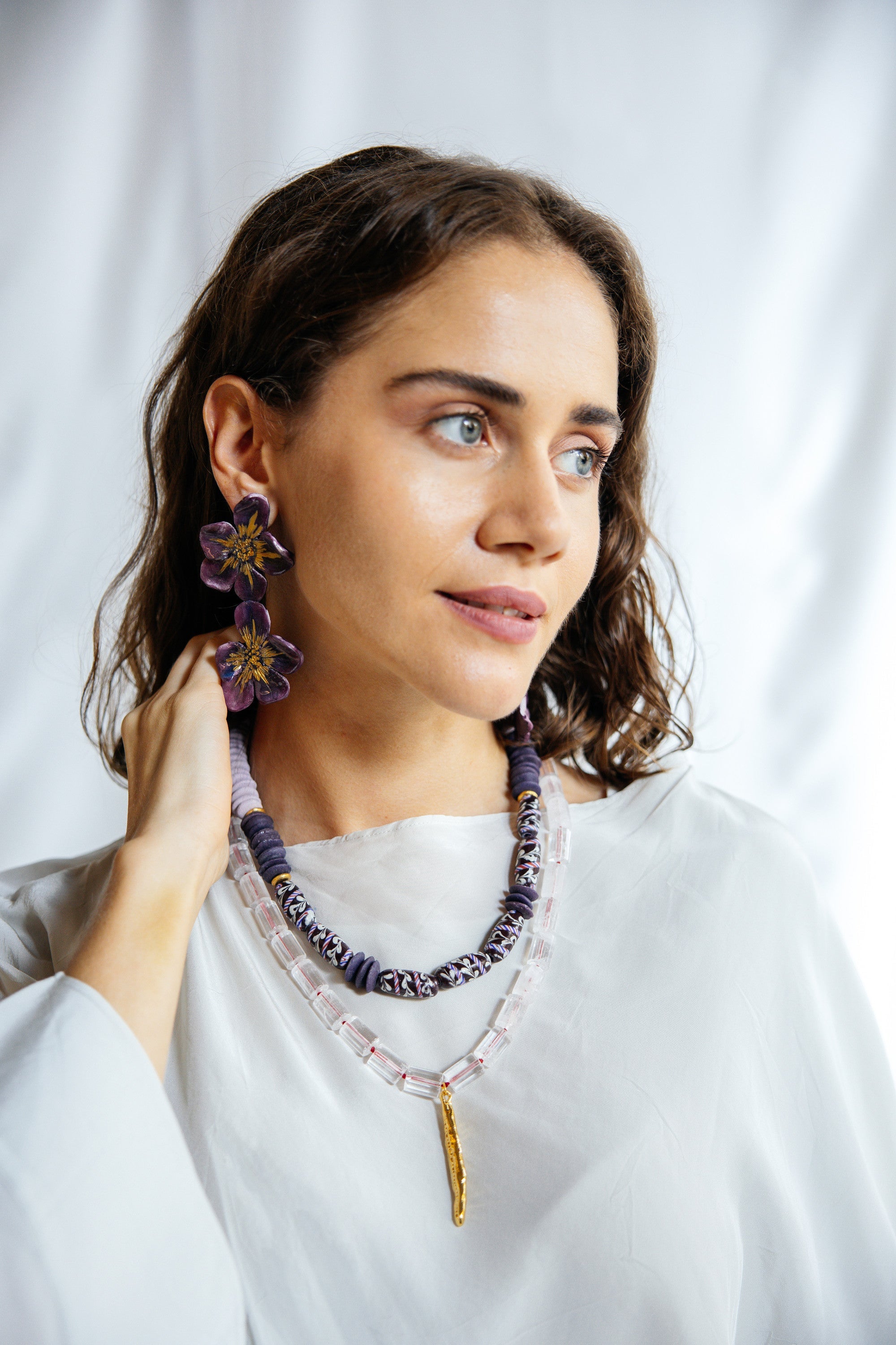 No.2 - Crystal Quartz Necklace - A/W 25-26 Silent Reverie