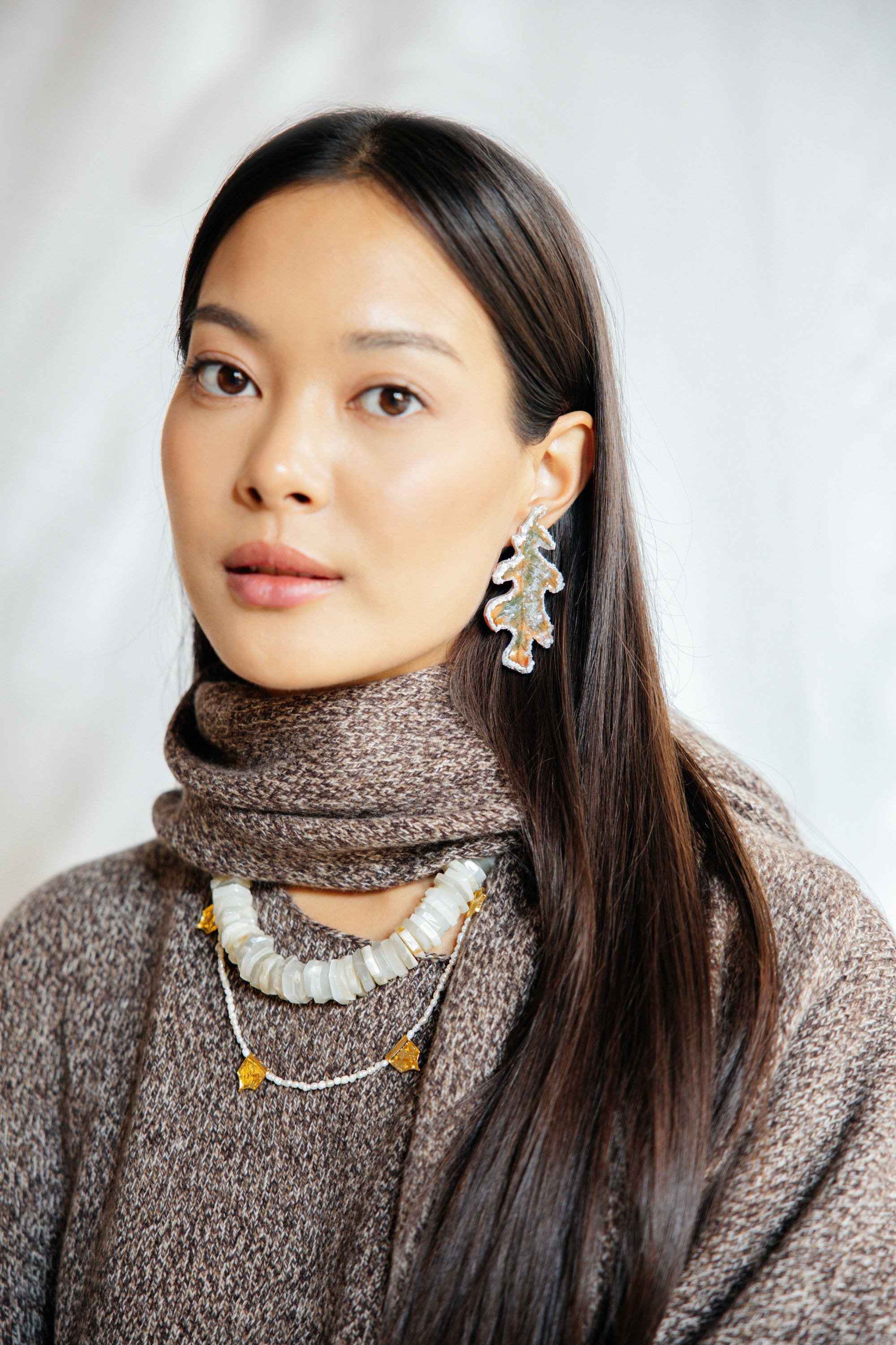 No.9 - Moonstone Row Necklace - A/W 25-26 Silent Reverie