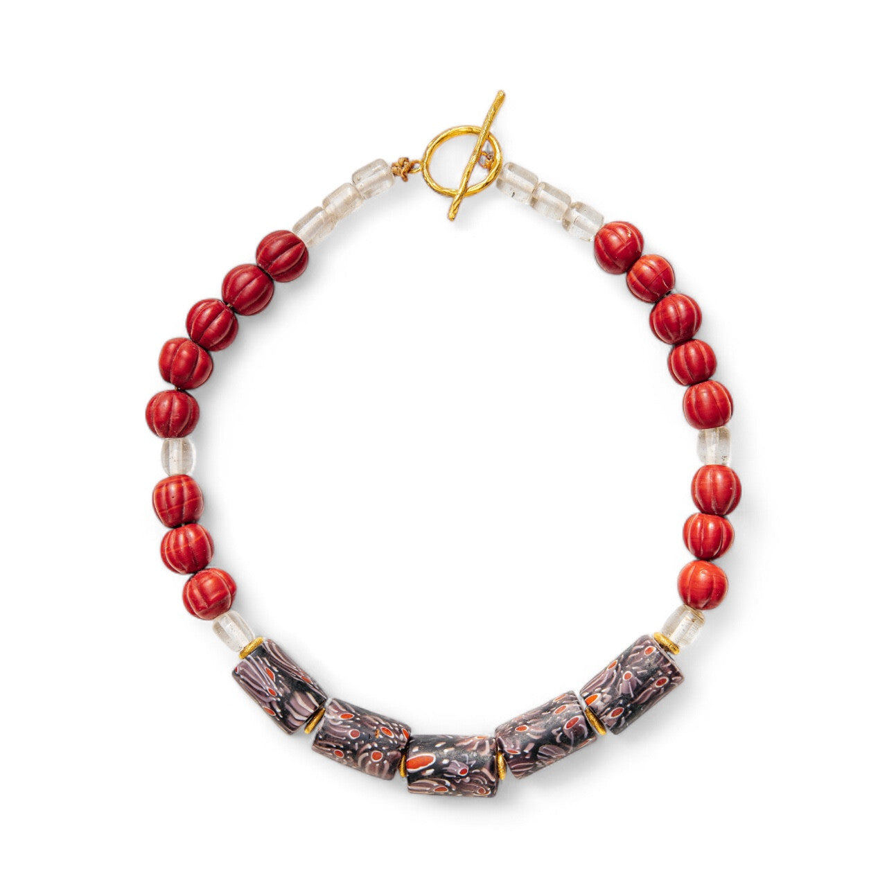 No.29 - African Glass Beaded Necklace - A/W 25-26 Silent Reverie