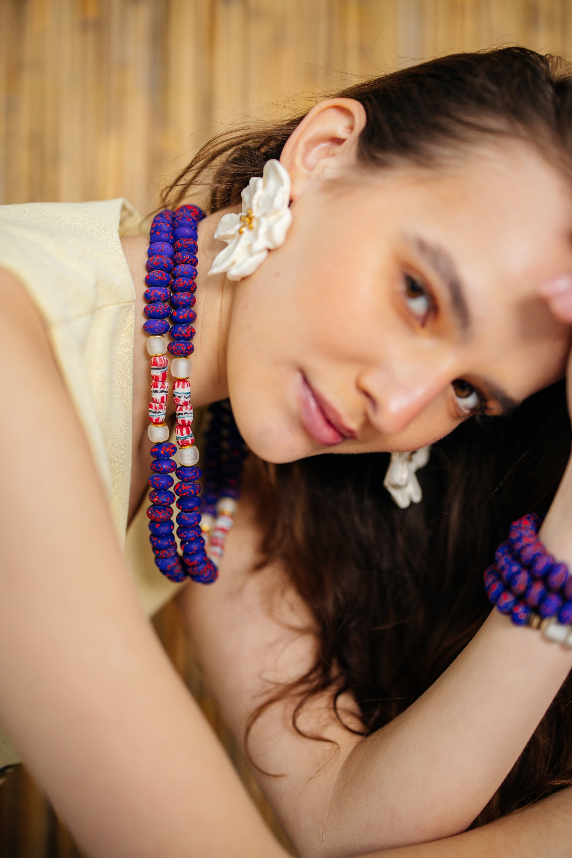 No.20 - African Glass Bead Necklace - S/S '26