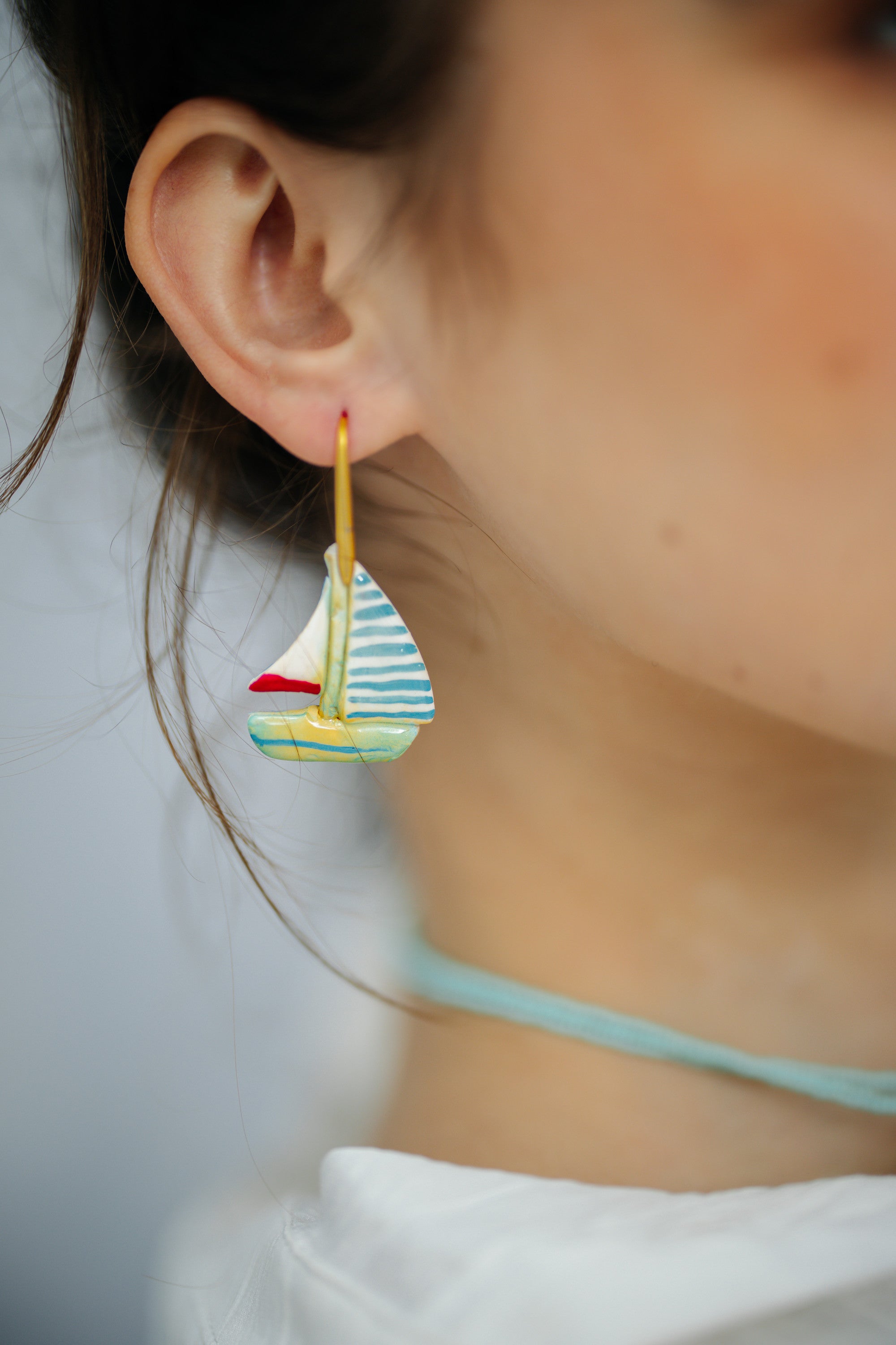 SAIL AWAY - Sailboat Earrings - S/S '26