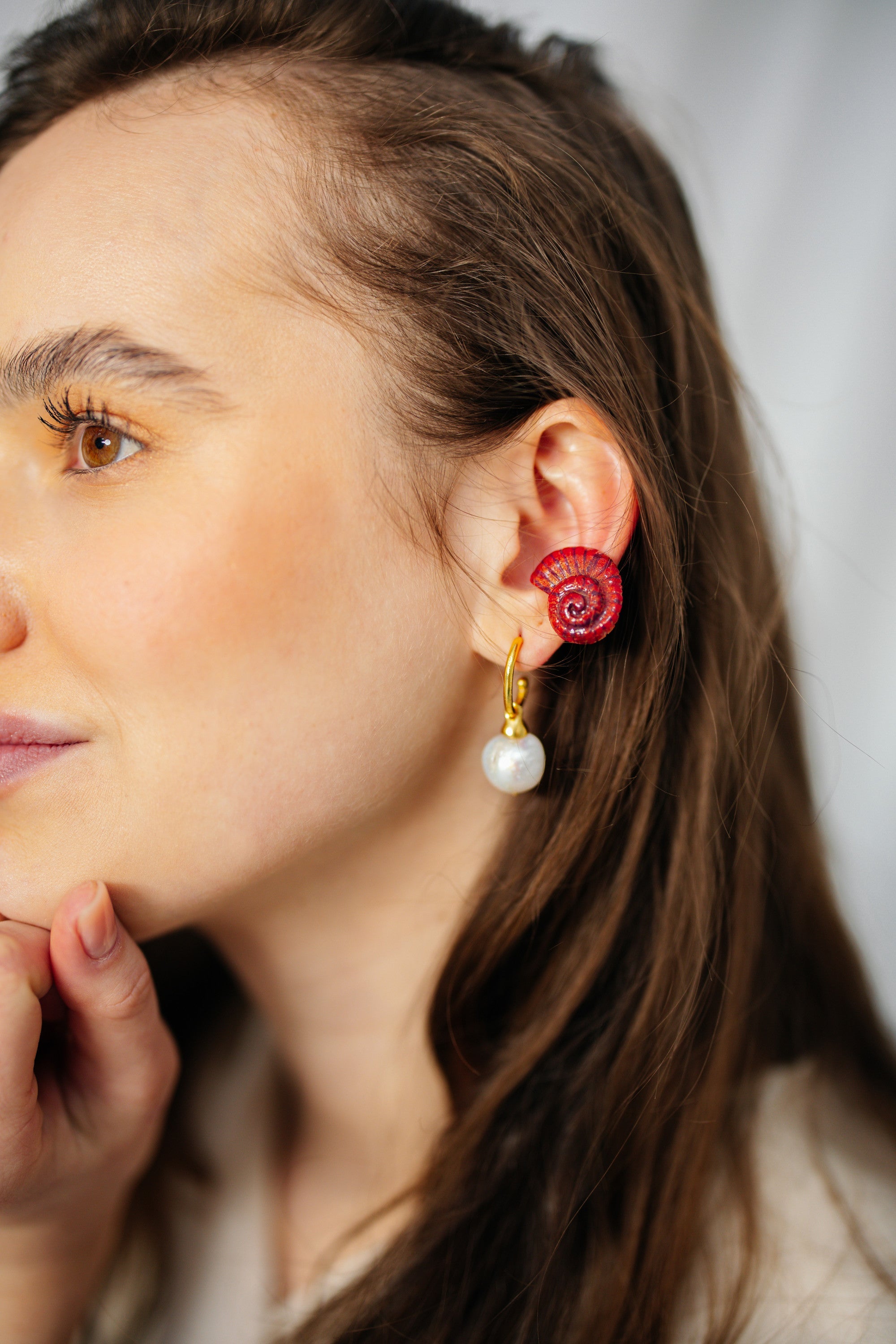 NAUTILUS - Polymer Clay Earcuff - S/S '26