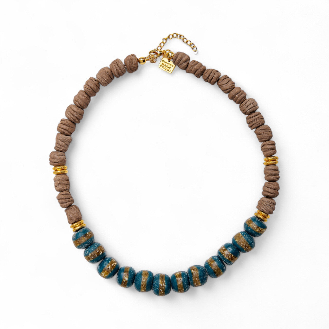 No.8 - African Brass Detailed Necklace - A/W 25-26 Silent Reverie