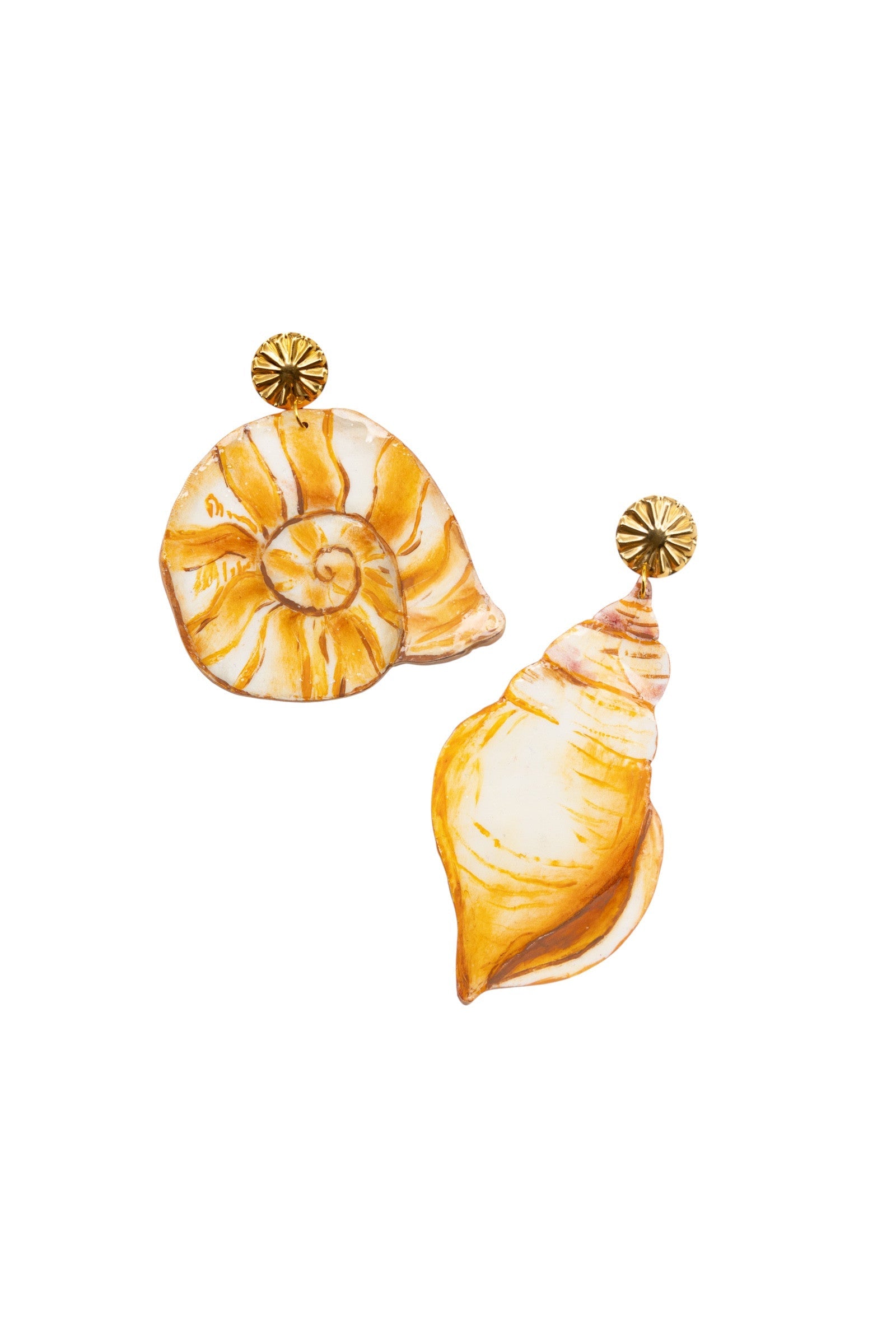ATLANTIS - Asymmetrical Shell Earrings - S/S '26