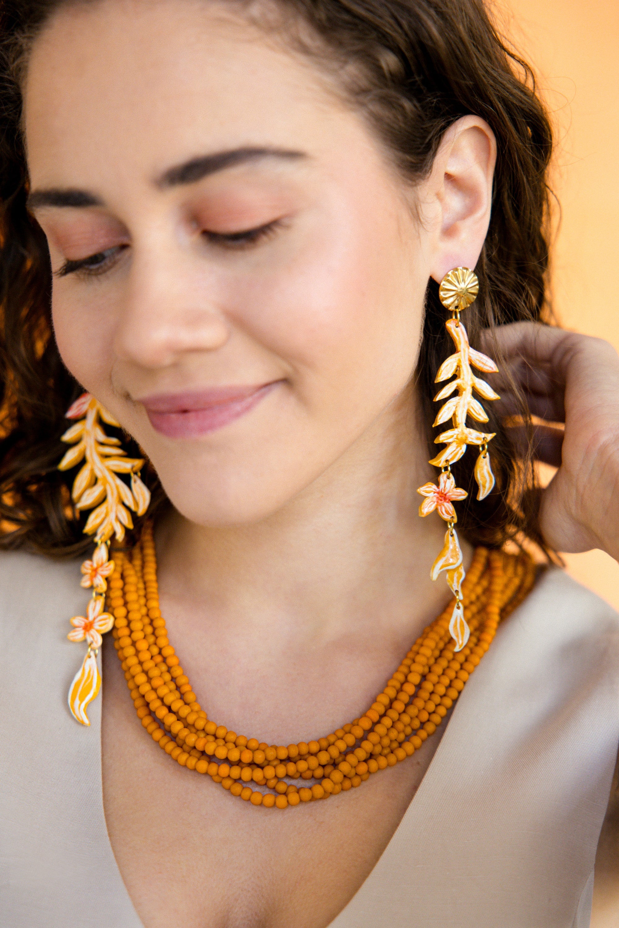 CALYPSO - Flower Detailed Dangle Earring