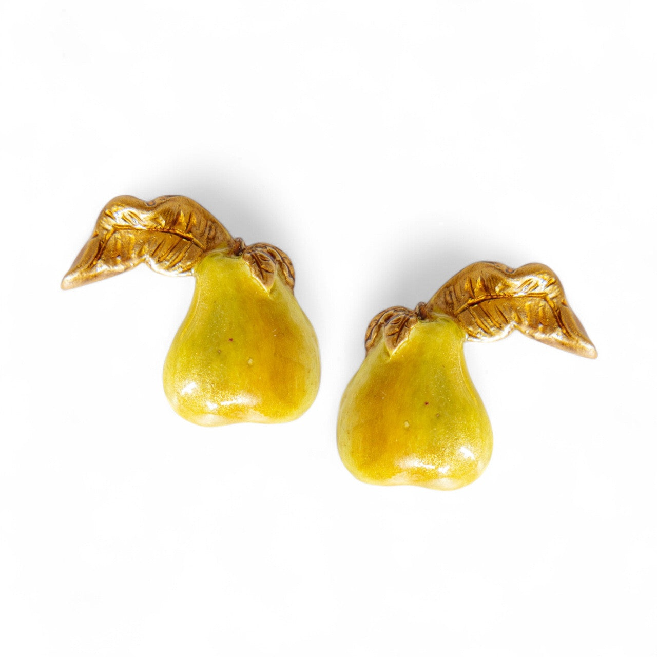 GOLDEN PEAR - Gold Detailed Pear Earring - A/W 25-26 Silent Reverie