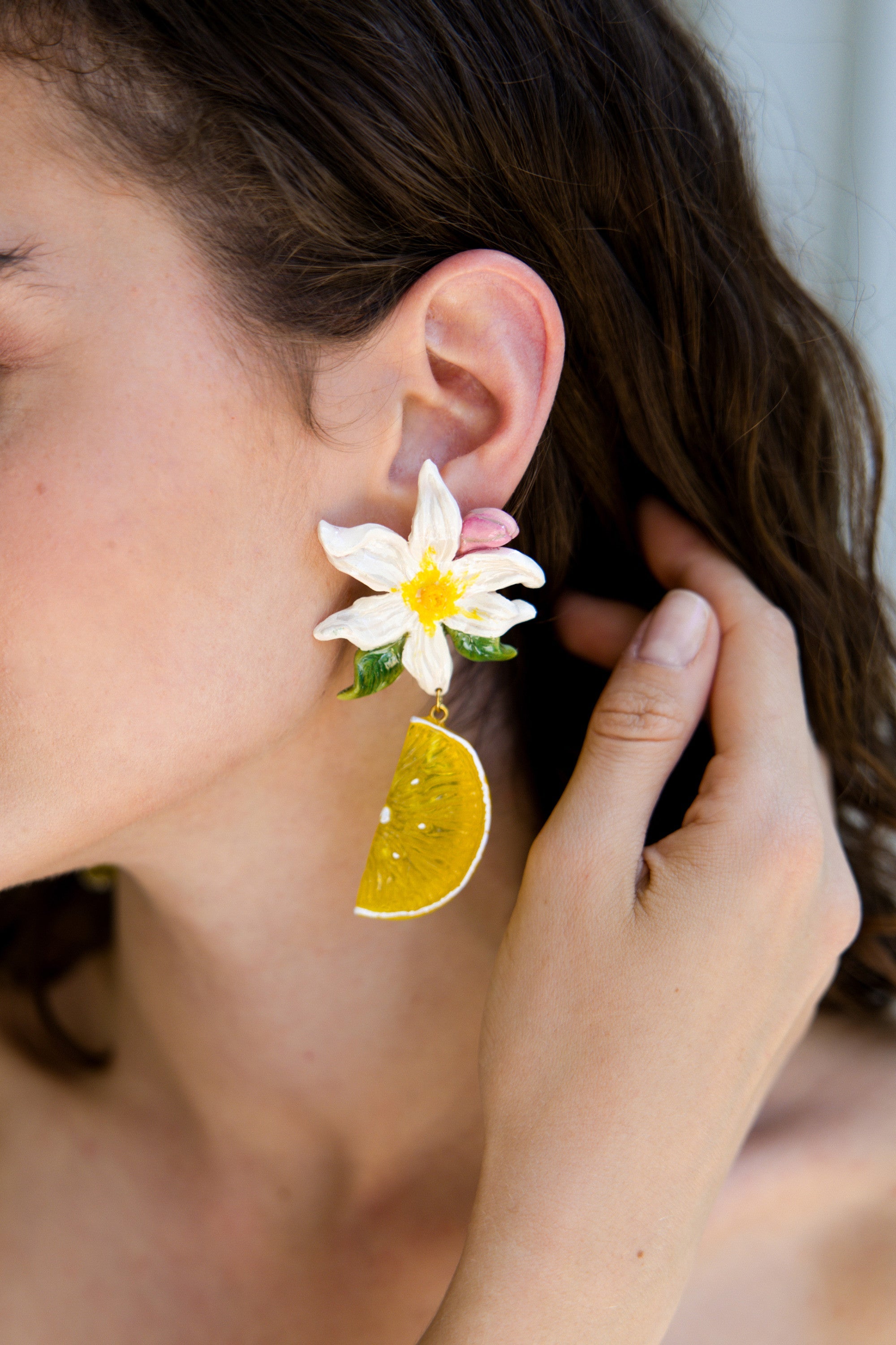VITALIA - Lemon Flower Earrings