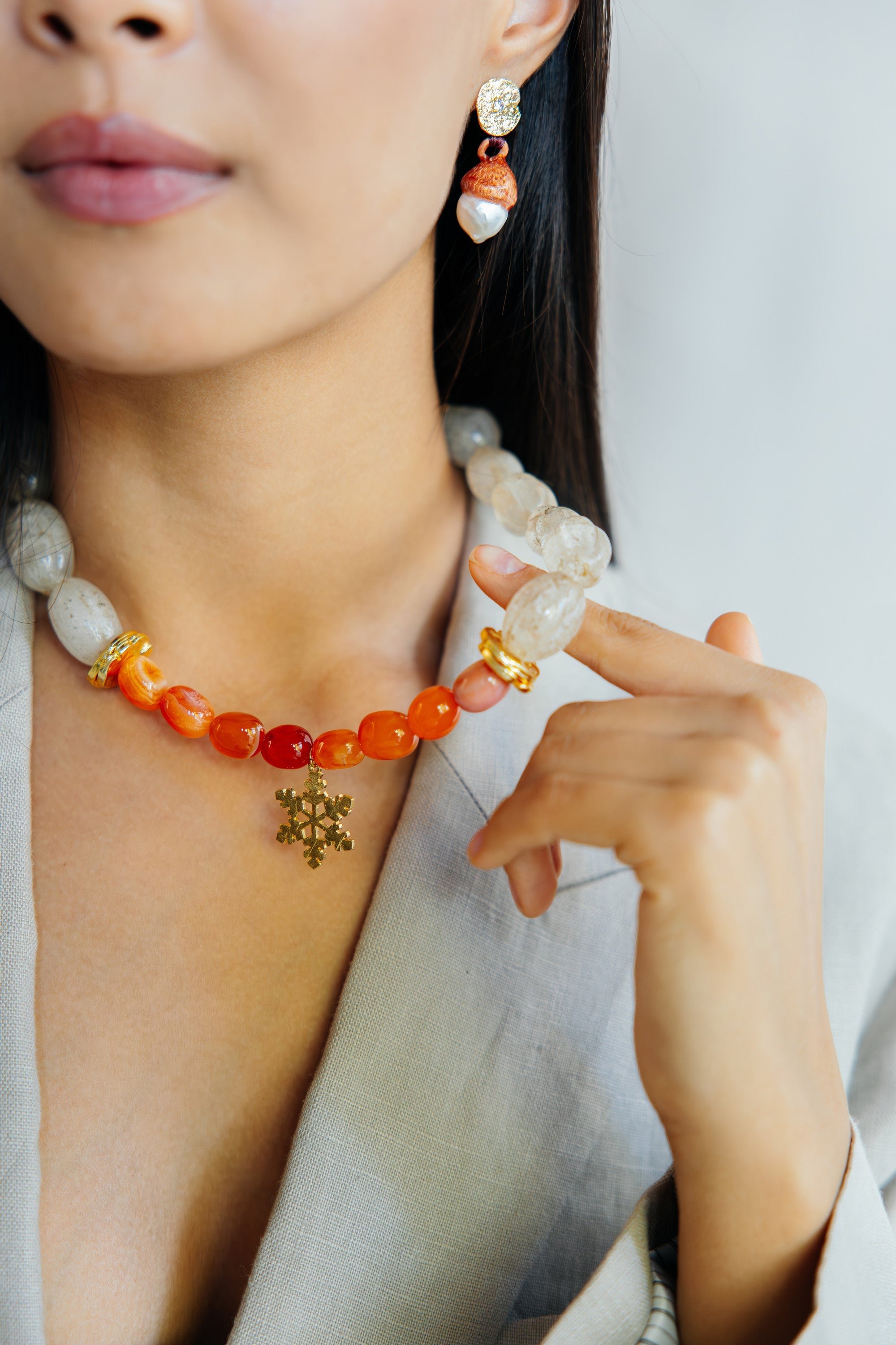 SOLSTICE - Himalayan Jade Necklace - A/W 25-26 Silent Reverie
