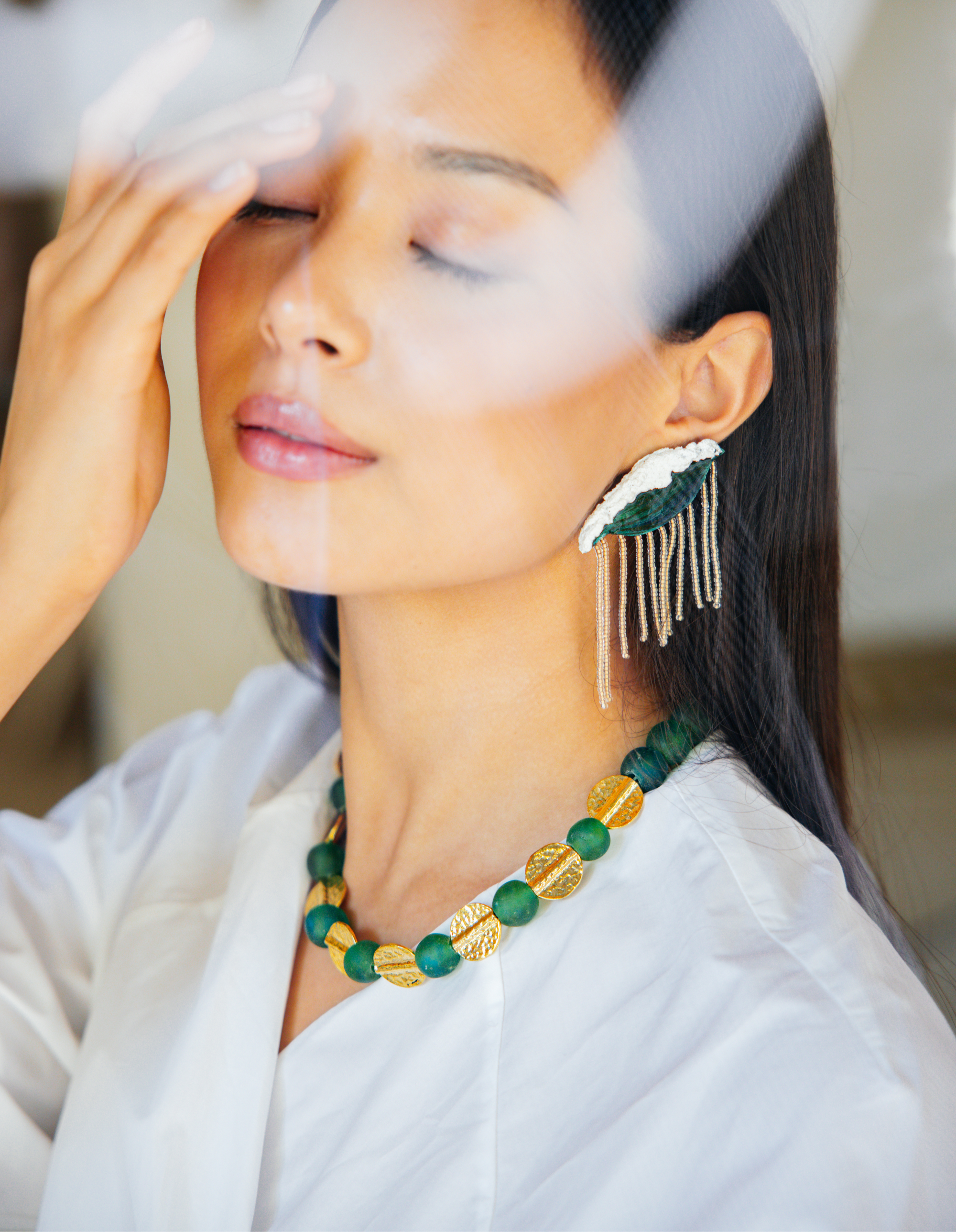 No.19 - Handmade African Bead Necklace - A/W 25-26 Silent Reverie